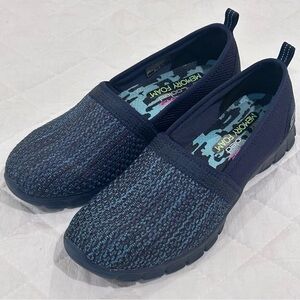 Skechers Ez Flex 3.0 Slip On Navy Blue Casual Shoes 23400 Women's Size 8.5